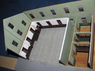 Test fit showing 1st floor rooms on west end of station.