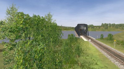 Crossing the Shubenacadie River.