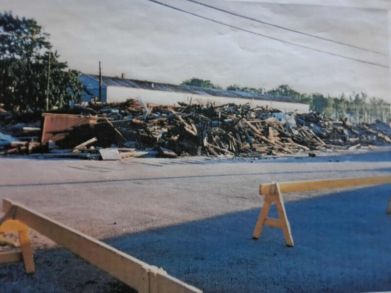 File:DAR - Kentville Station being Demolished 03 of 04 - Unknown Photograher - Jack Schofield Collection - 1990xxxx.jpg