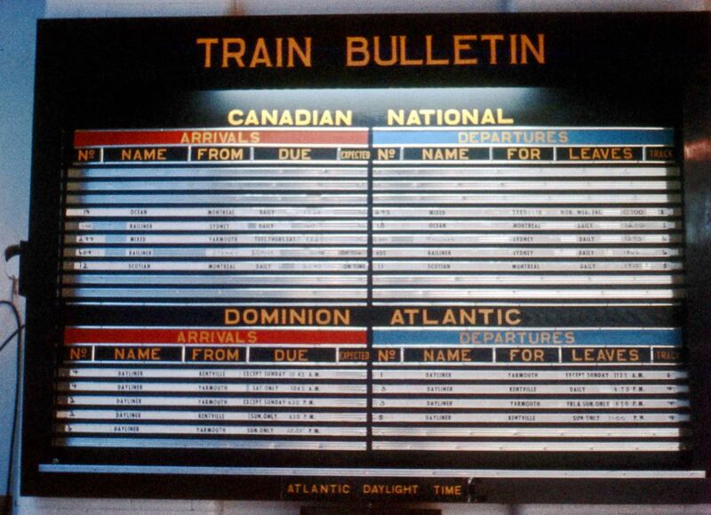 File:Halifax Schedule Board July 18 1967.jpg