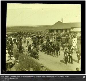 Wolfville Station Veteran's Welcome Scene.jpg